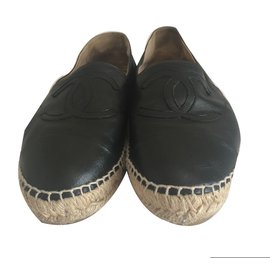 Chanel Espadrilles Black