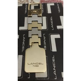 Lancel-Encantos de saco-Prata,Dourado