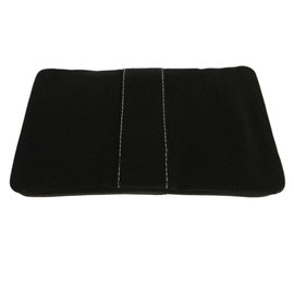 Hermès-Cloth Clutch Wallet-Black
