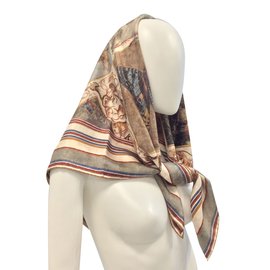 Valentino-Silk scarves-Multiple colors