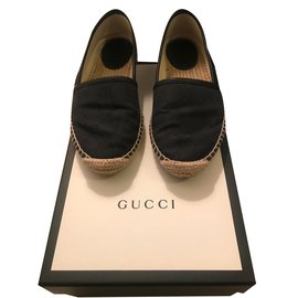 Gucci-espadrillas-Nero,Grigio antracite