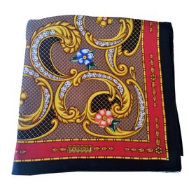 Faberge-Bufandas de seda-Multicolor