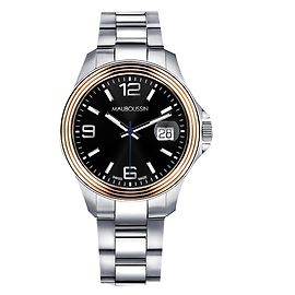 Mauboussin Orologio da uomo "Homme d'Audace",  40MM, Acciaio e oro rosa Argento