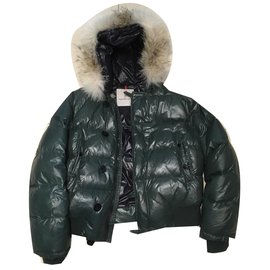 Moncler-Doudoune vert foncé-Vert olive