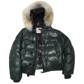 Moncler Coats, Outerwear Olive green