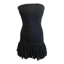 Maje-Strapless dress-Black