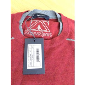 Ermenegildo Zegna-Sweaters-Dark red