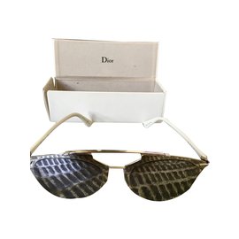 Dior-Sonnenbrille-Silber