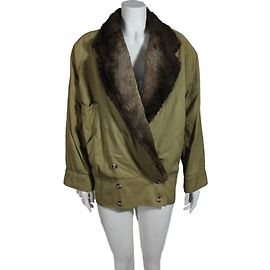 Emanuel Ungaro Jacke Braun Beige