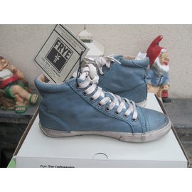Frye-Kira Hight Top Sneakers-Blu