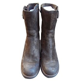 Free Lance Stiefel Dunkelbraun
