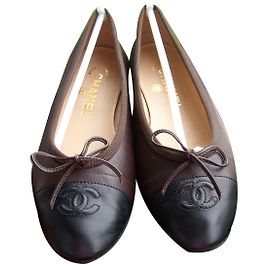 Chanel Ballet flats Dark brown