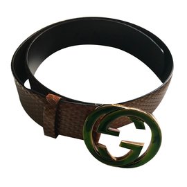 Gucci-Belts-Caramel