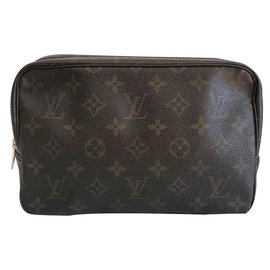 Louis Vuitton-Monederos, carteras, casos-Castaño,Marrón oscuro