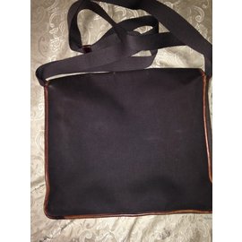 Hermès-Bags Briefcases-Dark brown