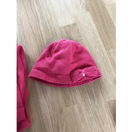 Tartine et Chocolat-Hats Beanies Gloves-Dark red