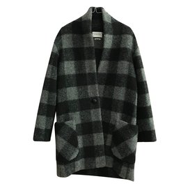 Isabel Marant-Coats, Outerwear-Black,Dark grey