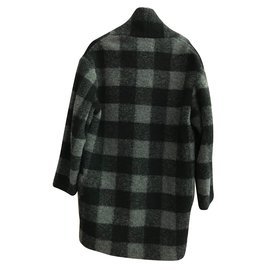 Isabel Marant-Coats, Outerwear-Black,Dark grey