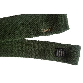 Yves Saint Laurent-ties-Olive green