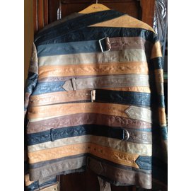 Maison Martin Margiela-Blazers Jackets-Brown