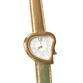 Yves Saint Laurent-Relógios finos-Dourado