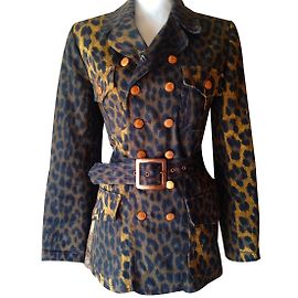 Jean Paul Gaultier Chaquetas Estampado de leopardo