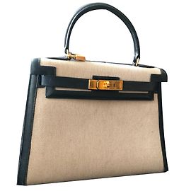 Hermès Handbags Navy blue