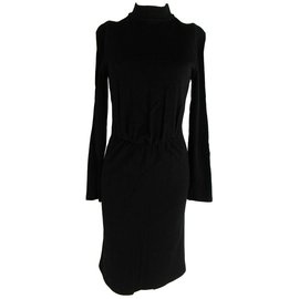 Balenciaga-Vestido de lana balenciaga-Negro
