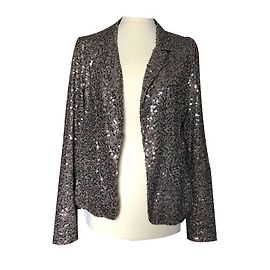 Ikks Veste en sequins Doré Kaki