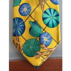 Yves Saint Laurent-ties-Blue,Yellow