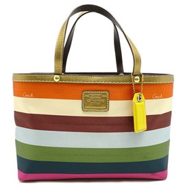 Coach Cabas Multicolore