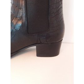Saint Laurent-Ankle boots-Black