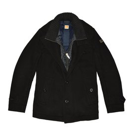 Hugo Boss-Men Coats Outerwear-Black
