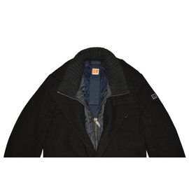 Hugo Boss-Men Coats Outerwear-Black