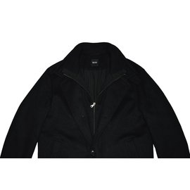 Hugo Boss-Men Coats Outerwear-Dark grey