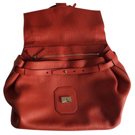 Lancel-Handbags-Red