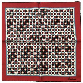 Corneliani-Scarf-Dark red