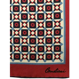 Corneliani-Scarf-Dark red