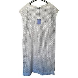 Vestido Armand Ventilo de seda e algodão floral cinza Prata Cinza