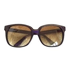 Emmanuelle Khanh Sunglasses Golden Navy blue