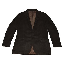 Ermenegildo Zegna-Blazers Jackets-Brown