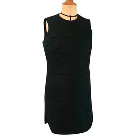 Robe Carven en coton vert forêt Vert