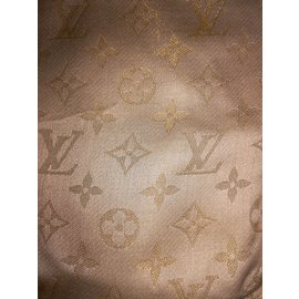Louis Vuitton-Scarves-Beige