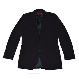 Hugo Boss-Blazers Jackets-Black