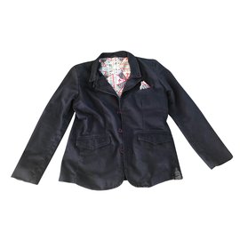 Guess-Blousons, manteaux garçon-Bleu Marine