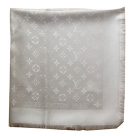 Louis Vuitton-Bufanda del monograma de Louis Vuitton-Beige