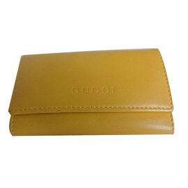 Gucci-Key Holder Wallet-Yellow