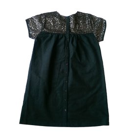 Robe Bash en coton et sequins kaki Kaki