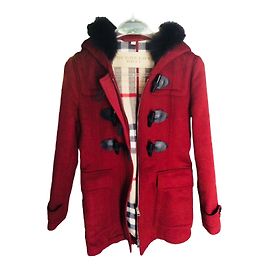 Burberry Brit Abrigos, Ropa de calle Burdeos