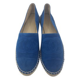 Chanel espadrillas Blu